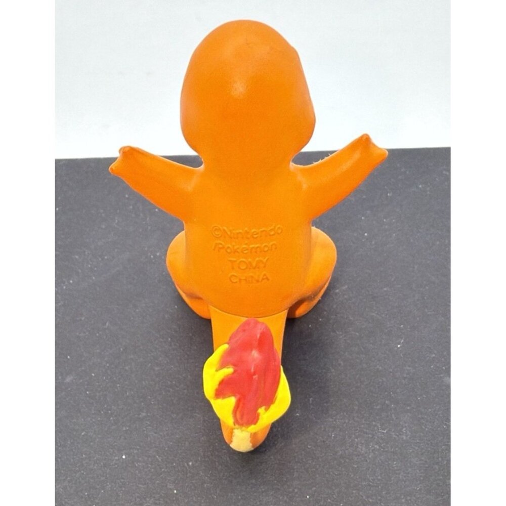 Charmander Orange Yellow Nintendo Pokemon Tomy Mini Figure Fig 1.5" - Picture 5 of 5